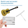 10 PCS Guitar Luthier Tools Set, 9 Guitar Radius Gauge