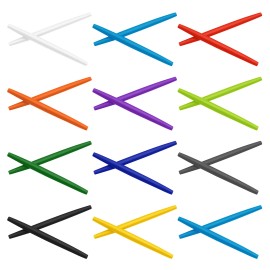 Lenslog Ear Socks for Oakley TRANSISTOR JACKKNIFE SPOKE CAPACITOR LIZARD/2 - Black