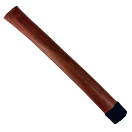Sunfish Leather Golf Alignment Stick Cover Holds 2 Sticks Brown