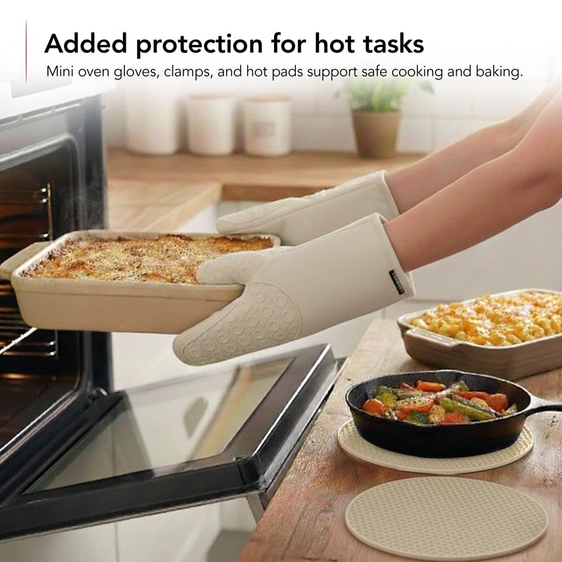 OVENTE Silicone Cooking Utensils Set, 17pcs Heat Resistant Kitchen Tools