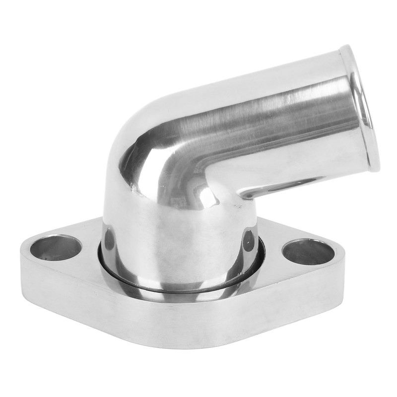 Water Neck Thermostat Housing 8459BK 15° Swivel Silver Thermostat Housing
