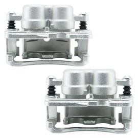 Front Brake Calipers with Bracket 18B4728+18B4729 Replace for 1999-2004 Chevy Silverado 1500, 2000-2006 Tahoe, 1999-2004 GMC Sierra 1500, 4.3/4.8/5.3/6L, 25848000+25848001