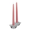 Hyoola Tall Taper Candles - 10 Inch Rose Pink Unscented