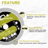 Diamond Tile Saw Blade 3"(75mm) - 4pcs X Mesh Disc