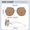 Cyxus 1124 Women's Sunglasses, Large, Polygon Frame, UV Protection, UV