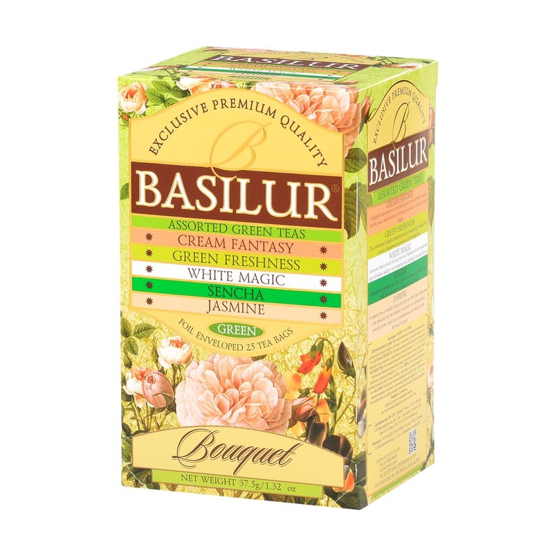 Basilur Green Tea Assorted (5x4x2g)