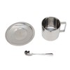 Stainless Steel Coffee Cup Set Double Walled Rustproof Modern Latte