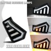 ZDEERAOTO LED Front Headlight Side Marker DRL Amber Sequential Turn