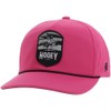 HOOEY Men's Cheyenne Adjustable Snapback Hat Pink, Pink, One Size