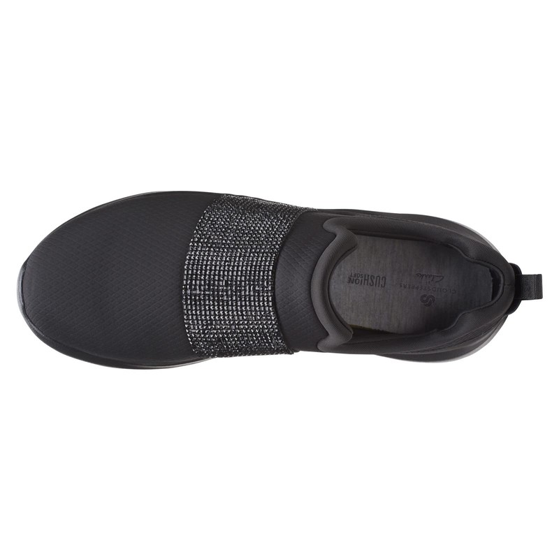 Clarks Nova Way - Tenis para Mujer, Negro/Negro, 5.5 US