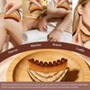 Cepillo de masaje facial para contorno linfático, ergonómico.
