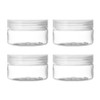 Doctor Bottle Large Capacity Round Portion Container Cream Empty Bottle, 4 Pieces, Transparent 100g / 닥터보틀 대용량 원형 소분 용기 크림 공병, 4개, 투명 100g