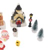 Lighted Christmas Village Sets with Figures Resin 80mah Exquisite Christmas