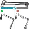AT2020 Mic Boom Arm Stand with Pop Filter, Compatible with