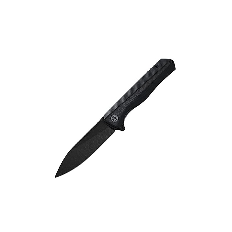 Petrified fish PF818 Cuchillo Plegable 3.54 inch Cuchilla de Black