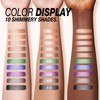 5 Colours Gradient Eyeshadow & Eyeliner Stick Set, Shimmer Gold