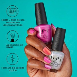 OPI Esmalte de uñas, laca de uñas, flamenco rosa, esmalte de uñas rosa, 0.5 onzas líquidas