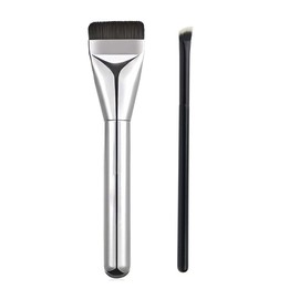 Foundation Brush, Flat Concealer Brush, Liquid, Cream, Powder Compatible, Makeup Brush Set