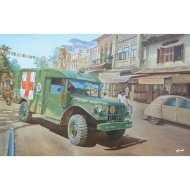 Roden 811 Dodge M43 3/4 TON 4X4 Ambulance Truck Plastic Scale Model KIT 1/35