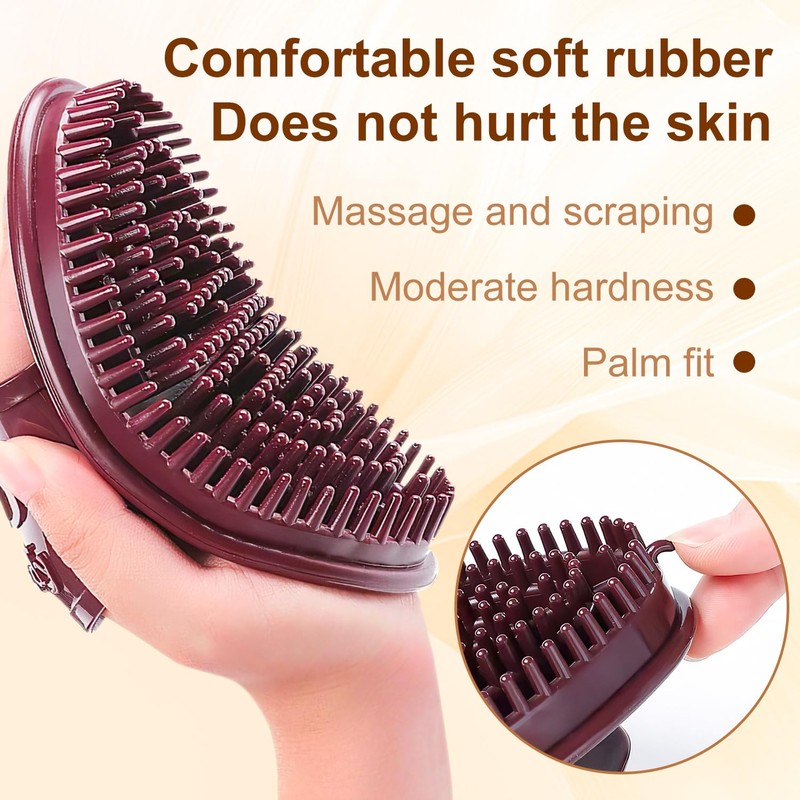 2Pcs Meridian Massage Brush,Full Body Massage Brush,Cepillos Meridianos,Eauty Salon Professional