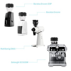 CAFEMASY Silicone Coffee Hopper Bellow Compatible for Baratza Encore ESP Pro Fellow Opus Delonghi Coffee Grinder Silicone Retention Bellow with Lid Coffee Grinder Cleaning Tools Air Blaster Pump Tool