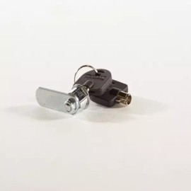 Kennedy Lock and Key Set for Kennedy Tool Chests and Boxes Includes 2 Keys & Lock Clip - Keyed Different, 80402 (Long CAM, Tubular)