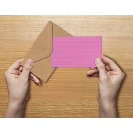 Better Office Products - Mini sobres Kraft (100 unidades, 35 libras) Papel, solapa puntiaguda, uso con tarjetas de regalo, efectivo, tarjetas RSVP, tarjetas de visita, se adapta a hasta 3 x 5 tarjetas