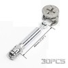 30 Packs Furniture Board Cam Fitting with Dowel and Pre-Inserted