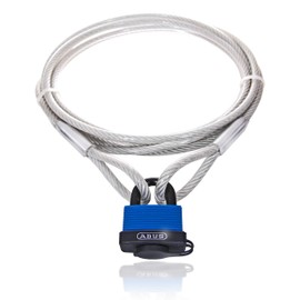 Drahtseile24 Loop Cable, Wire Cable Coated with Loops and ABUS Marine 70IB/45HB63