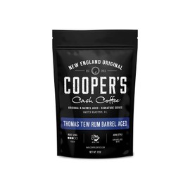 Rum Barrel Aged Coffee - Single Origin Rwanda Coffee Beans Aged in Thomas Tew RUM Barrels - 2lb Bags, Ground Coffee