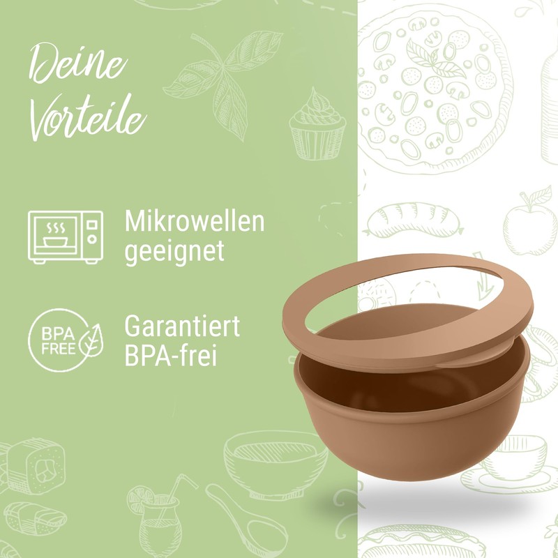 elastoREuse REuse Salad Box Take Away Packaging Food Container to