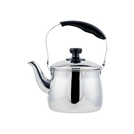 Pearl Metal Eric 3 HB-6449 Kettle Kettle, Kettle, 0.6 gal (2.5 L), Wide Mouth, Induction Compatible, 18-8 Stainless Steel