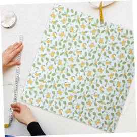 TEHAUX 7pcs Floral Printed Cotton Fabric Patchwork Quilting Cloth for Sewing Crafts and Home Decor