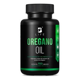 Aceite De Orégano De 150 Caps. Oregano Oil. B Life. Sabor Sin Sabor                                                                                   