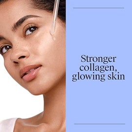 Neutrogena Collagen Bank Sérum Facial con 15% de Vitamina C, Sérum de Vitamina C para el Rostro que Ayuda a Construir Colágeno para una Piel Radiante y de Aspecto más Voluminoso, Tratamiento para Tono