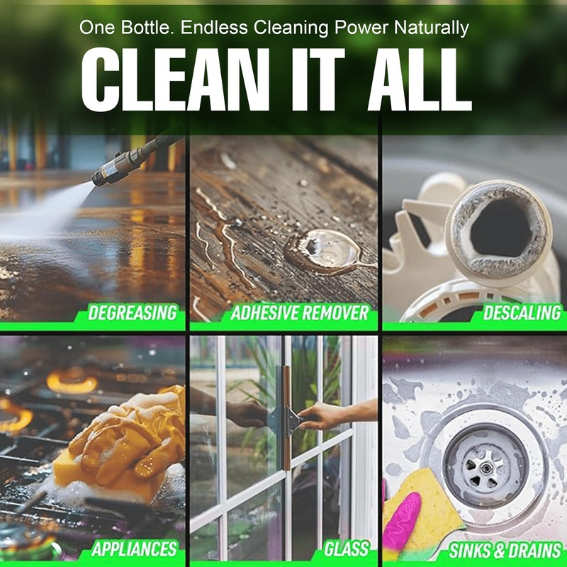 Eco Solutions Vinegar Cleaning Solution - all purpose household cleaner,