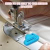 Tinoaly 2pcs 2-in-1 Adjustable Seam Guide with Built-in Seam Ripper,