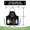 MUNIFICENCE Grandpas Diaper Duty Black Apron For New Grandpa to