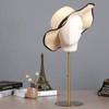 DYRABREST Modern Mannequin Head Hat Rack Cap Wig Holder Display