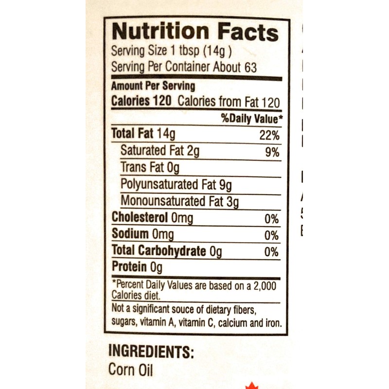 2 Pack Red Tree 100% Pure Corn Oil 946 ml