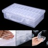 XINGSUI 1 Set Rectangular Plastic Boxes,Photo Storage Box,Clear Plastic Organizer