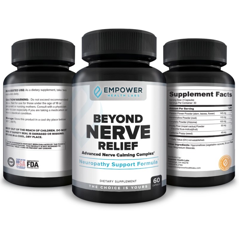 Empower Health Labs Beyond Nerve Relief All-Natural Solution for Nerve