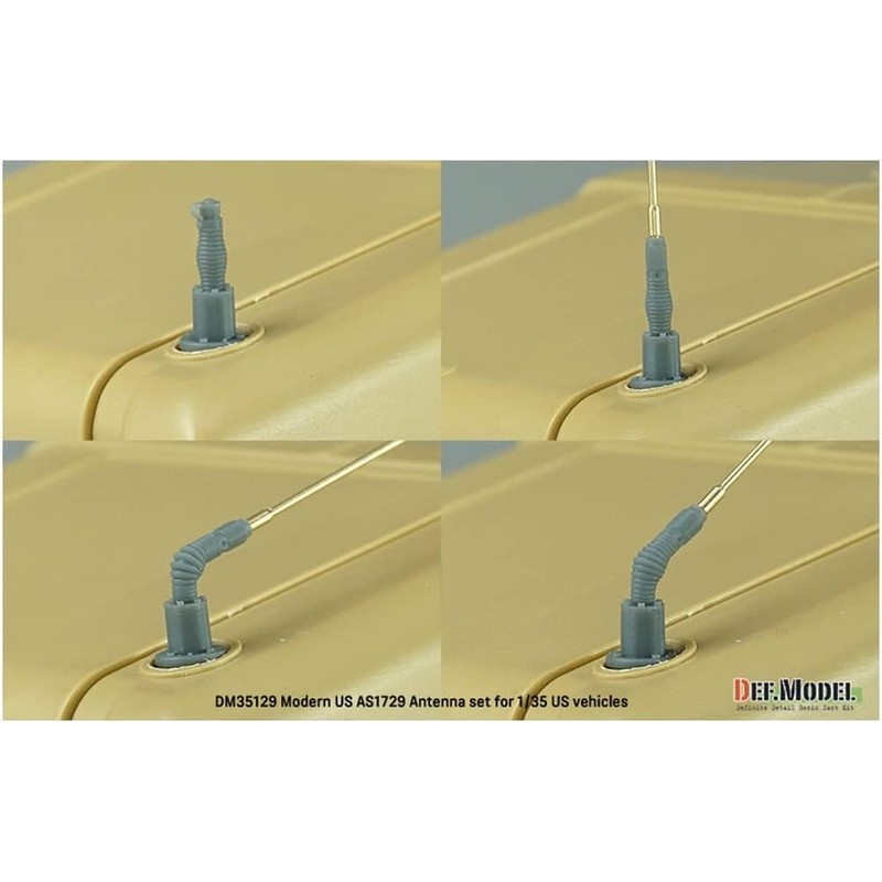 DEF MODEL DM35129 1/35 US Army AS1729 Antenna Base Set