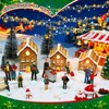 GW Box 8 Pcs Christmas Village People Figurines