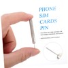 Operitacx 10 Stück SIM Karten Tray Entferner Nadeln Handys SIM