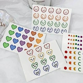 Tattoo sticker mask shape pattern 3 tattoo stickers - smile / 타투 스티커 마스크 도형 판박이 3타투스티커-스마일