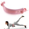 Hip Thrust Belt for Women, Pink Exercise Belt with Dumbbell