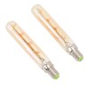 2 PCS E14 LED Light Bulb 3w Golden Tubular Bulb