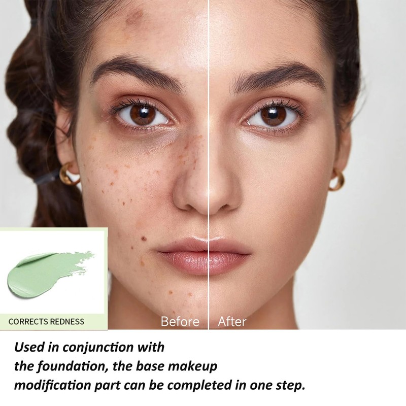 Green Full Coverage Concealer - Waterproof Dark Circles and Blemish