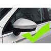 Unbranded White Driver Side Mirror W/Blind Spot Heated For VW
